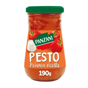 Sauce Pesto Poivrons et Ricotta 190 g - PANZANI