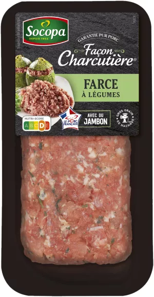 Facrce à Lagumes Pur Porc, 500g - SOCOPA
