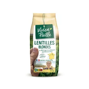 Lentilles blondes 500g - VIVIEN PAILLE