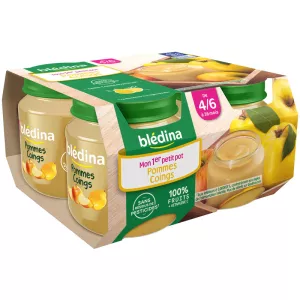 Petits pots pommes dès 4mois 4x130g - BLEDINA