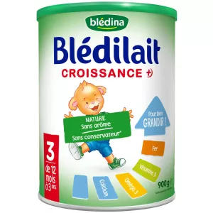 Lait en poudre nature 3ème âge 900g - BLEDINA