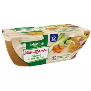 Pots légumes dès 12mois 2x200g - BLEDINA