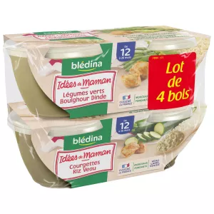 Горшочки с индейкой/телятиной с 12 месяцев 4х200г - BLEDINA