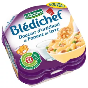 Plat bébé artichaut/pomme de terre dès 12mois 2x230g - BLEDINA