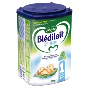 Lait en poudre 1er âge 900g - BLEDINA