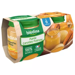 Bledina Carotte Potiron 6m 2x1