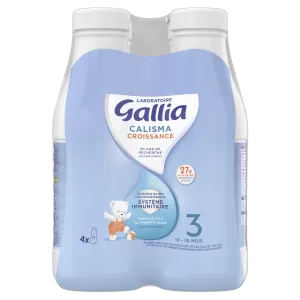 حليب كاليزما السائل للنمو 4 × 1 لتر - GALLIA