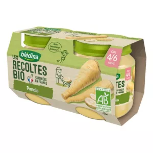 Petits pots bébé panais BIO dès 4/6 mois 2x130g - BLEDINA