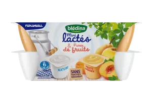 Mini lactés & purée de fruits 6-36 mois - BLEDINA