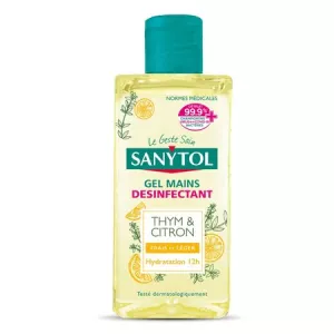 थाइम और नींबू 75ml कीटाणुनाशक हाथ जेल - SANYTOL