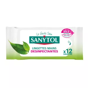 Händedesinfektionstücher X12 -sanytol