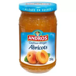 Light Apricot Jam 350g - ANDROS