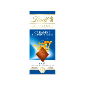 Excellence Krokante Melkkaramel met Zoutpunt Tablet 100 G - LINDT