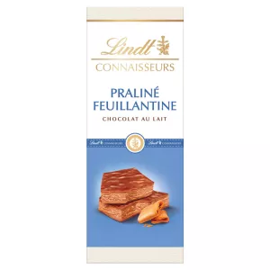 Tablette de chocolat au lait Connaisseurs praliné feuillantine 120g - LINDT