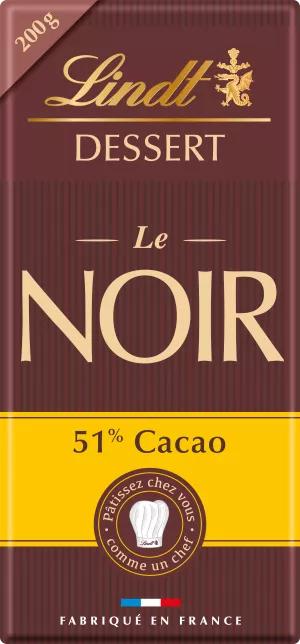 Reep Pure Chocolade 51% Cacao 200 G - LINDT
