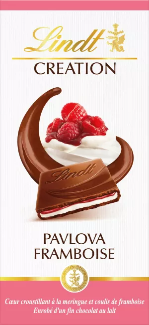 Pavlova Raspberry Milk Chocolate Bar 150g - Lindt