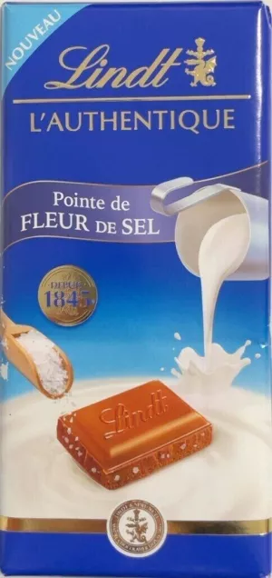 Chocolat Fleur De Sel 100g - LINDT