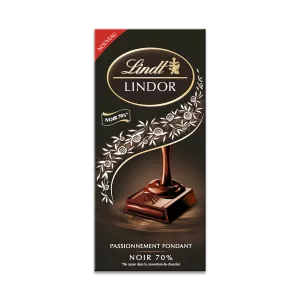 Lindor Preto 70% Comprimido 145 G - LINDT