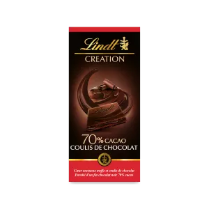 क्रिएशन 70% चॉकलेट कौलिस टैबलेट 150 ग्राम - LINDT