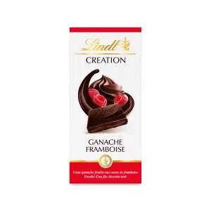 Barra de chocolate negro ganache de frambuesa 150g - LINDT