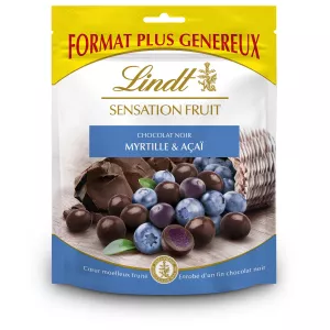 Chocolat noir myrtille & açai 160g - LINDT