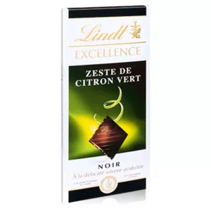 Barra de chocolate amargo; extrafino tradicional; con lima 100g - LINDT