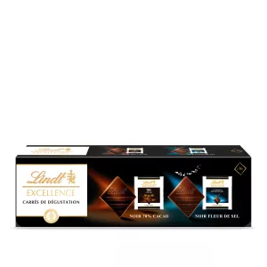 Chocolat Excellence Minis Noir 70% Cacao & Noir Fleur De Sel 158g - LINDT