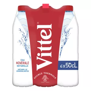 ナチュラルミネラルウォーター 50cl×6本 - VITTEL