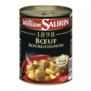 Piatto Pronto Manzo Alla Borgogna, 400g - WILLIAM SAURIN
