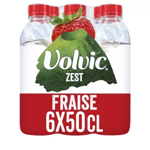 Strawberry flavored water 6x50cl - VOLVIC
