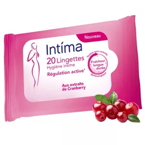 Lingettes Regul'active X20 - INTIMA