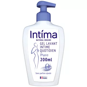 Gel ya asili ya asili safi ya asili ya kuoga bila manukato yaliyoongezwa kila siku matumizi 200ml - INTIMA