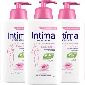 Gel Naturel Extra Doux 500ml X3 - INTIMA