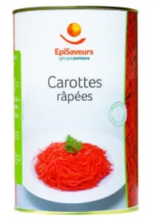 Carottes Rapées 2,210kg - EPISAVEURS