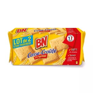 Biscuits petit déjeuner casse croute 2x750g - BN