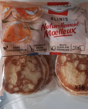 Mini blinis, 135g - DELPEYRAT
