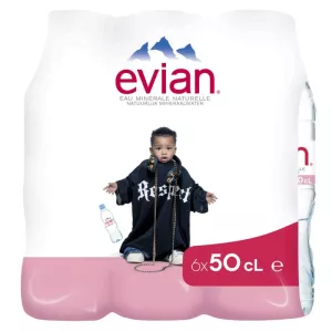Eau minérale naturelle 6x50cl - EVIAN