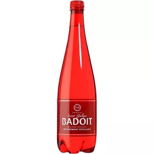 مياه معدنية فوارة حمراء شديدة الفوارة 1 لتر - BADOIT