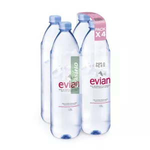 Eau minérale prestige 4x1,25L - EVIAN