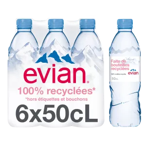天然矿泉水 6x50cl - EVIAN