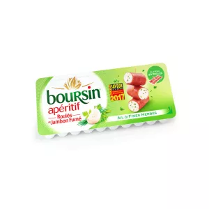 Rotolo di prosciutto affumicato con aglio ed erbe fini 100g - BOURSIN