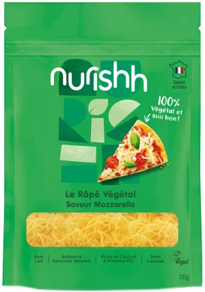 Mussarela Ralada Sabor Legumes 200g - NURISHH