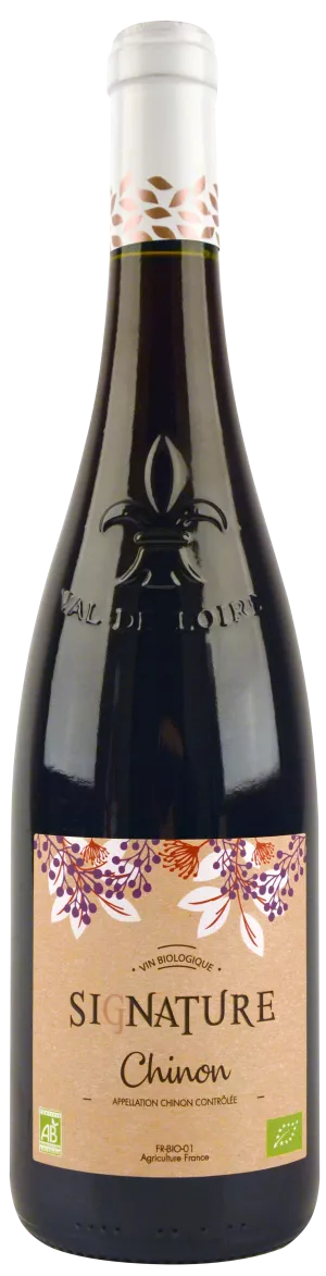 Organic Chinon Red Wine 13% 75cl - SIGNATURE