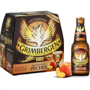Bière Pêche D'Abbaye 6x25cl - Grimbergen