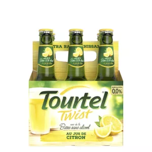 Cerveja Sem Álcool Sumo de Limão, 6x27,5cl - TOURTEL