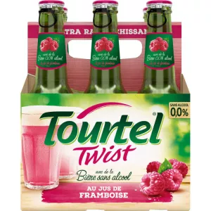 نكهة توت العليق الكحولية -6 × 27.5CL - TOURTEL