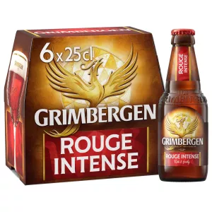 लाल बियर, 5.5°, 6x25सीएल - GRIMBERGEN