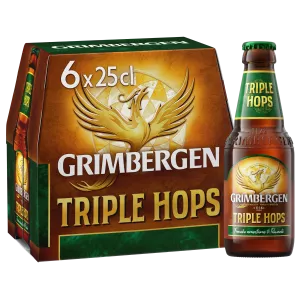 Bia Tripl Hops, 7,5°, 6x25cl - GRIMBERGEN