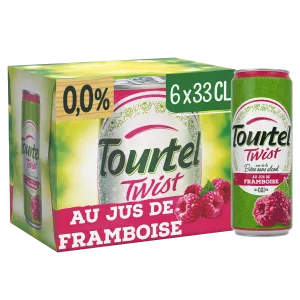 Birra Analcolica al Lampone, 6x33cl - TOURTEL