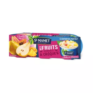 Mes Fruits à Croquer Exotique 3x135g - ST MAMET